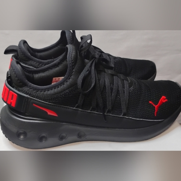 Puma Softride Carson Fresh Black Red Men Road Running Jogging Shoes 310155-04 - Picture 3 of 14